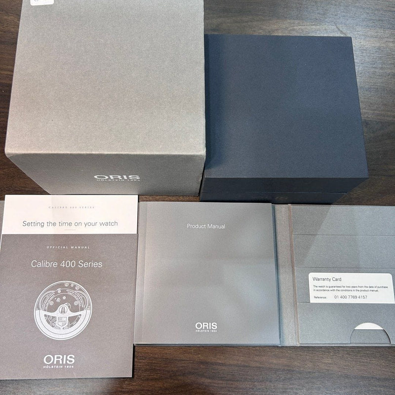 [Pre-Owned] Oris Aquis Date Calibre 400 5 Days Green Men Diver Watch