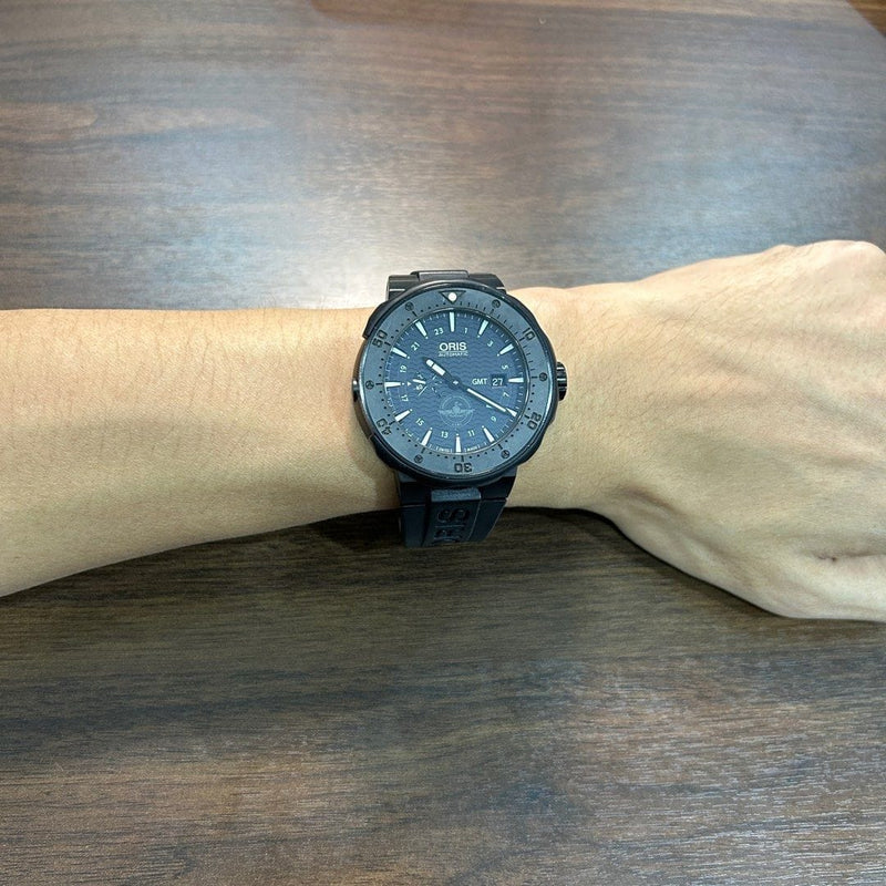[Pre-Owned] Oris Force Recon GMT United States Marine Corps Automatic Men Watch
