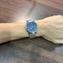 [Pre-Owned] Raymond Weil Mastro Moon Phase 2239 Mesh Bracelet Automatic Men Watch