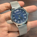 [Pre-Owned] Raymond Weil Mastro Moon Phase 2239 Mesh Bracelet Automatic Men Watch