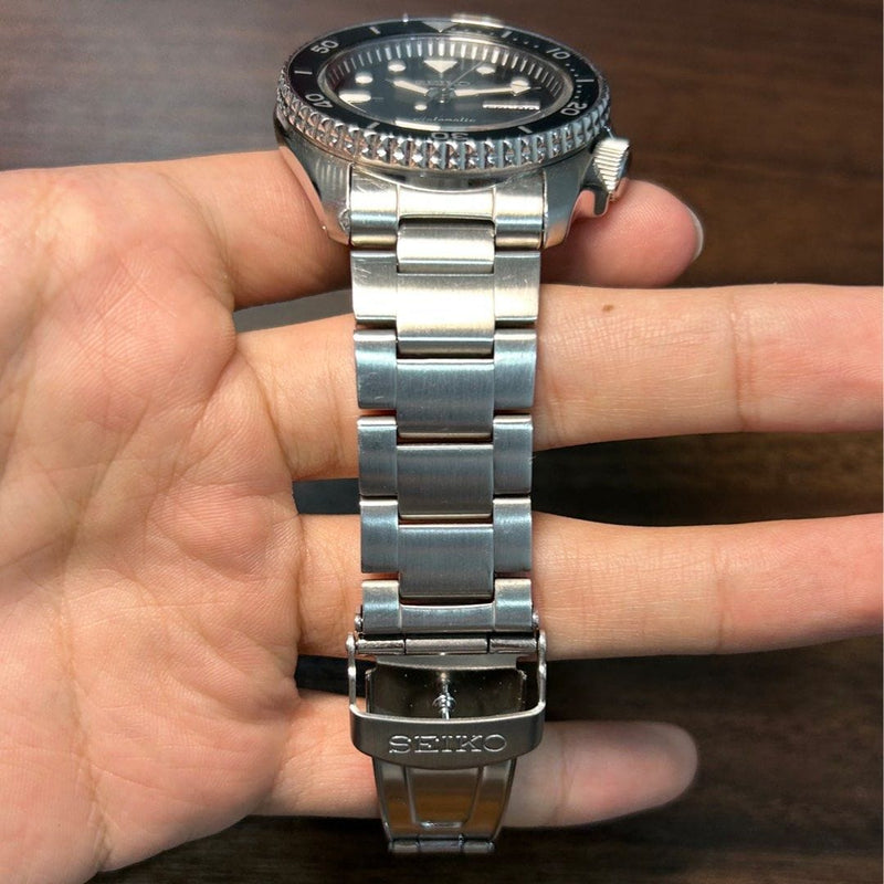 [Pre-Owned] Seiko 5 Sports SRPD55K1 Black Dial Automatic Men Watch