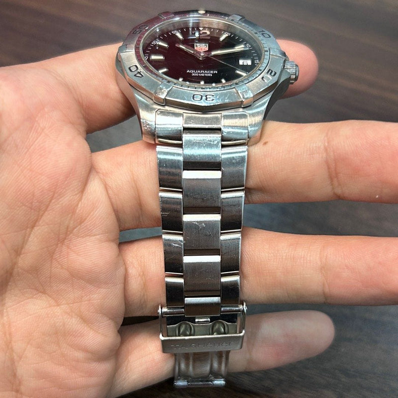 [Pre-Owned] Tag Heuer Vintage Aquaracer WAF1110 Quartz Men Watch