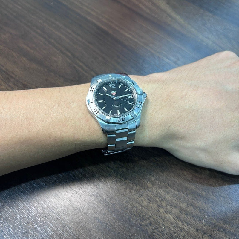 [Pre-Owned] Tag Heuer Vintage Aquaracer WAF1110 Quartz Men Watch