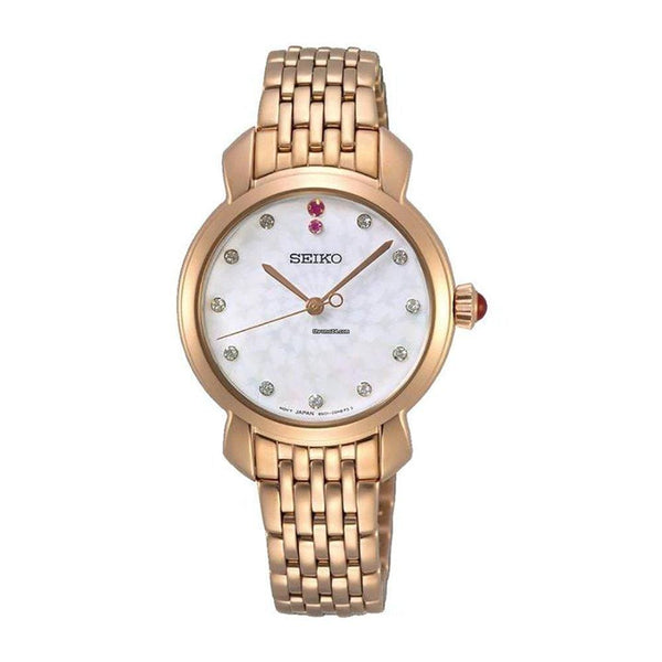 Seiko Conceptual Regular SUR624P1 Quartz Gold Strap Woman Watch 