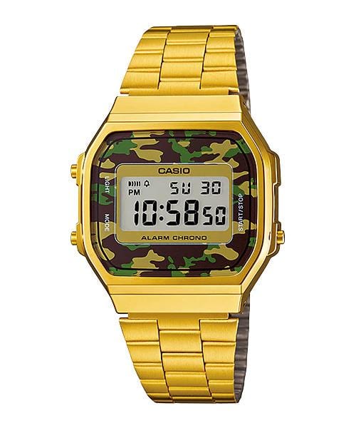 Casio Vintage A168WEGC-3 Digital Gold Strap Unisex Watch Malaysia