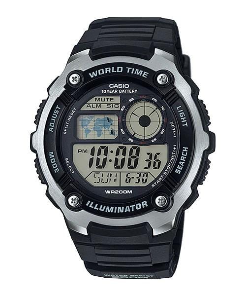 Casio Youth AE-2100W-1A Digital Black Rubber Unisex Watch Malaysia