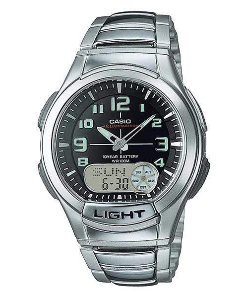 Casio Youth AQ-180WD-1B Digital Stainless Steel Unisex Watch Malaysia