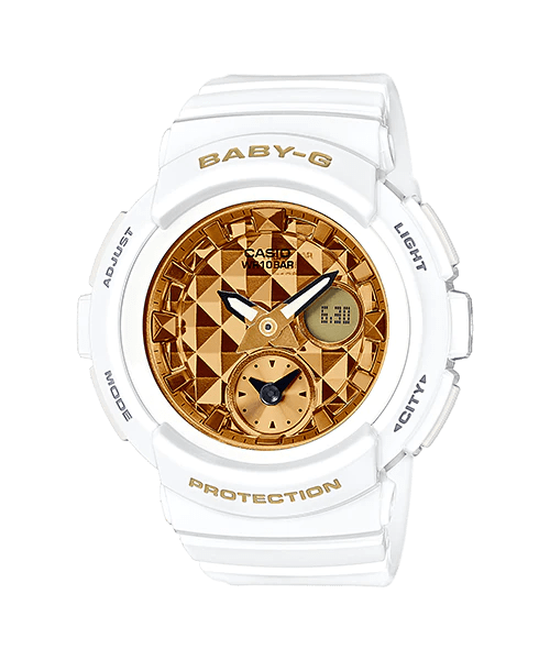 Casio Baby-G BGA-195M-7A White Strap Women Watch Malaysia