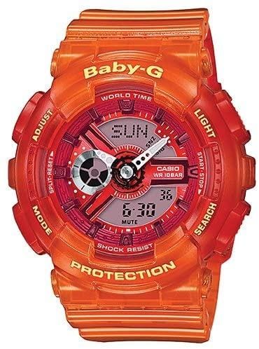 Casio Baby-G BA-110JM-4A Orange Strap Women Watch Malaysia