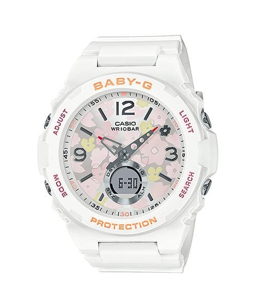 Casio Baby-G BGA-260FL-7ADR White Women Watch Malaysia 