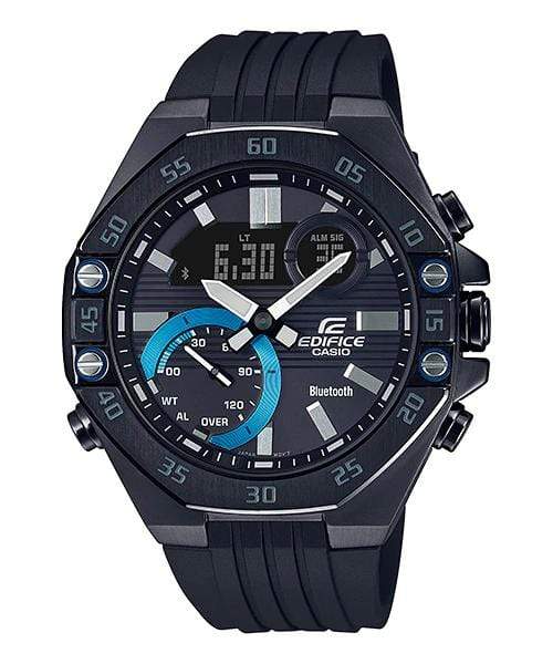 Casio Edifice ECB-10PB-1A Smartphone Link Black Analog-Digital Watch 