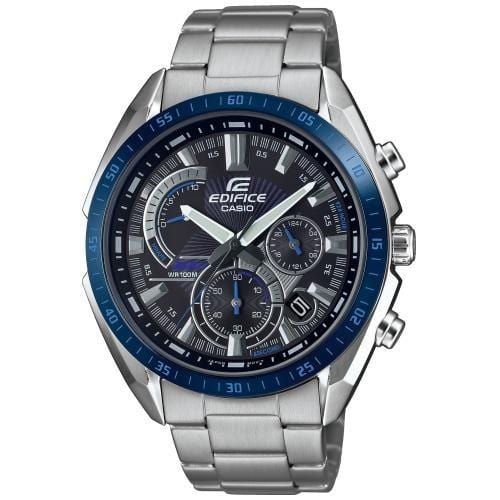 Casio Edifice EFR-570DB-1BV Chronograph Black Steel Men Watch Malaysia