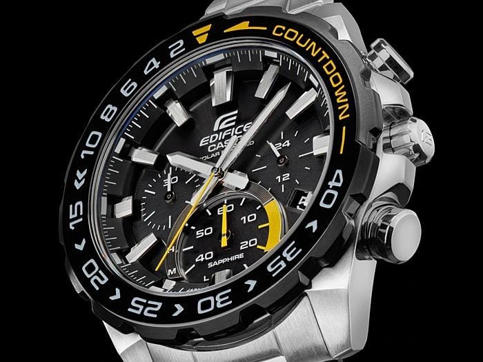 Casio Edifice EFS-S550DB-1AV Solar Powered Chronograph Men Watch 