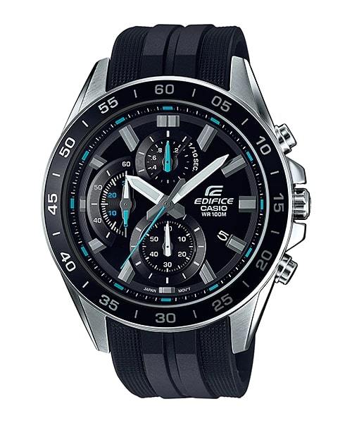 Casio Edifice EFV-550P-1AV Chronograph Black Resin Men Watch Malaysia