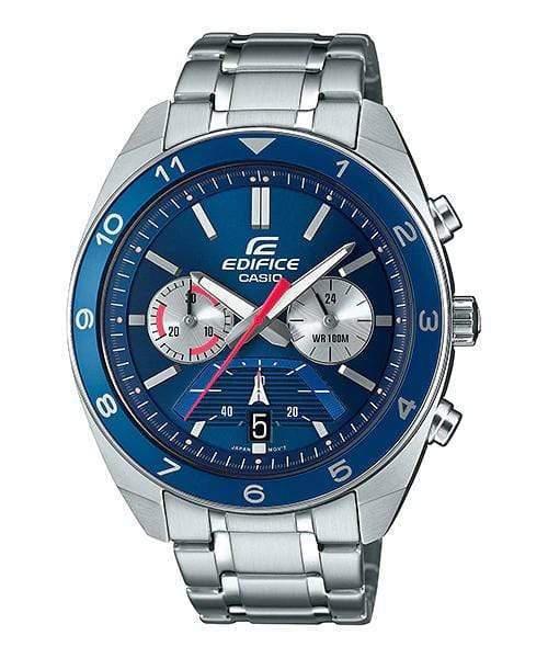 Casio Edifice EFV-590D-2AV Chronograph Blue Stainless Steel Men Watch