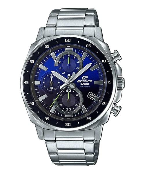 Casio Edifice EFV-600D-2AV Chronograph Blue Stainless Steel Men Watch