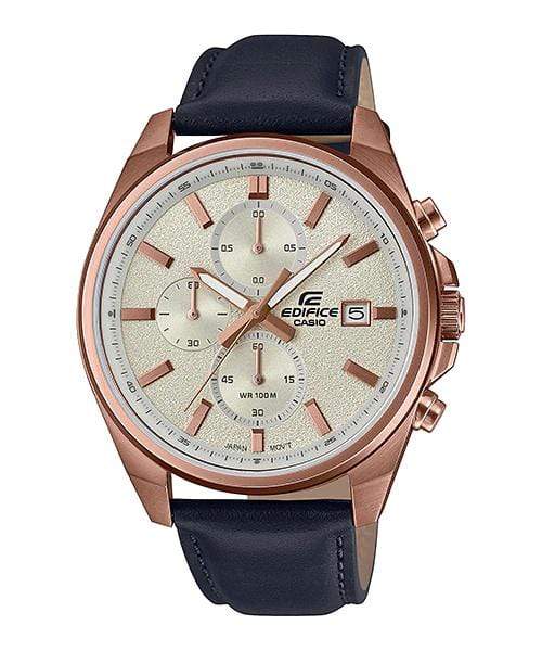 Casio Edifice EFV-610CL-7AV Chronograph Leather Men Watch Malaysia