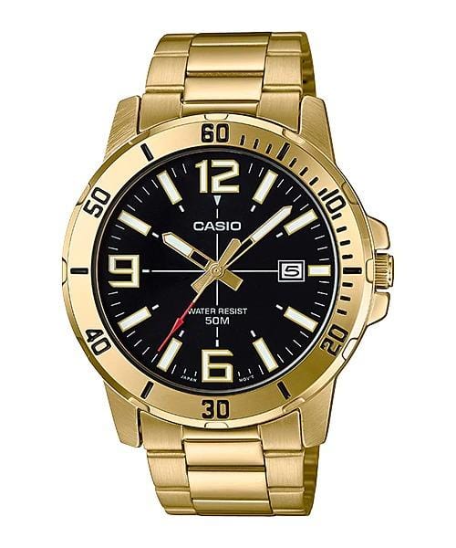 Casio Enticer MTP-VD01G-1B Gold Strap Men Watch Malaysia