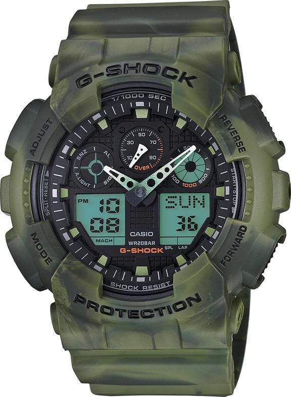 Casio G-Shock GA-100MM-3A Resin Strap Men Watch Malaysia