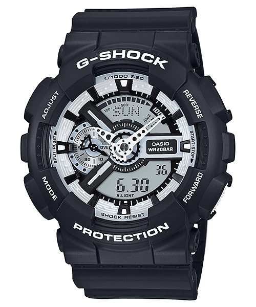 Casio G-Shock GA-110BW-1A Resin Strap Men Watch Malaysia