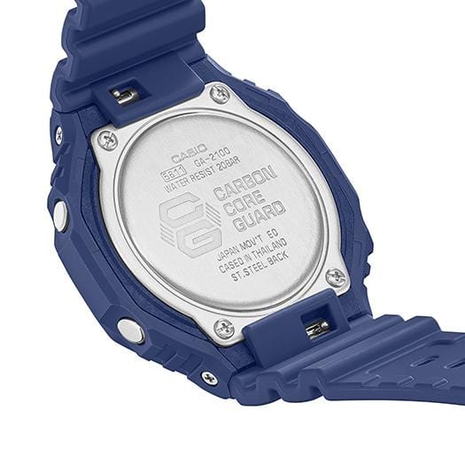 Casio G-Shock GA-2100-2ADR Blue Men Watch Malaysia 