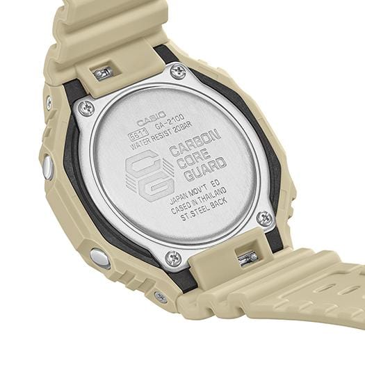 Casio G-Shock GA-2100-5ADR Beige Men Watch Malaysia 