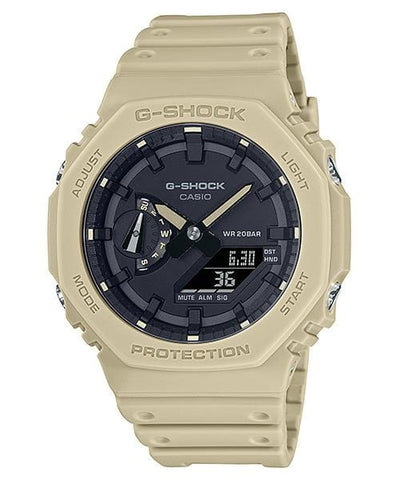 Casio G-Shock GA-2100-5ADR Beige Men Watch Malaysia 