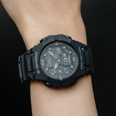 Casio G-Shock GA-B001-1A Smartphone Link Men Watch On Hand