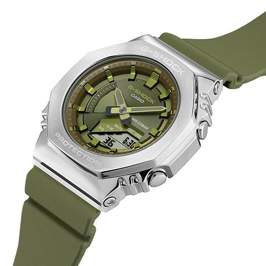 Casio G-Shock GM-S2100-3ADR Green Dial Men Watch Malaysia 