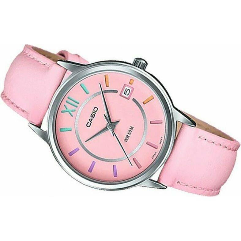 Casio Enticer LTP-E134L-4B Leather Strap Women Watch Malaysia