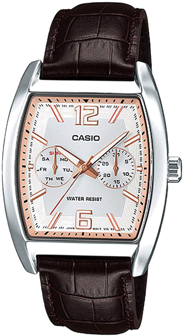 Casio Enticer MTP-E302L-7A Leather Strap Men Watch Malaysia