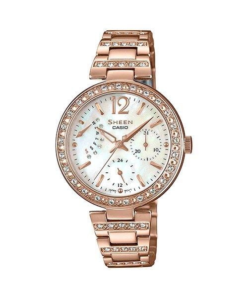 Casio Sheen SHE-3043PG-7A Water Resistant Women Watch Malaysia