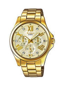 Casio Sheen SHE-3806GD-9A Stainless Steel Women Watch Malaysia