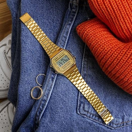 Casio Vintage A168WG-9W Women Watch