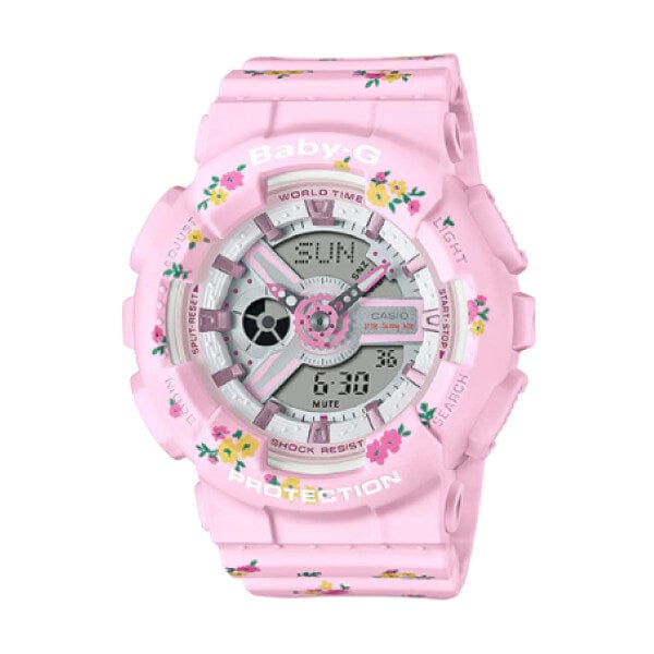 Casio Baby-G BA-110LSB-4A Floral Strap Women Watch Malaysia