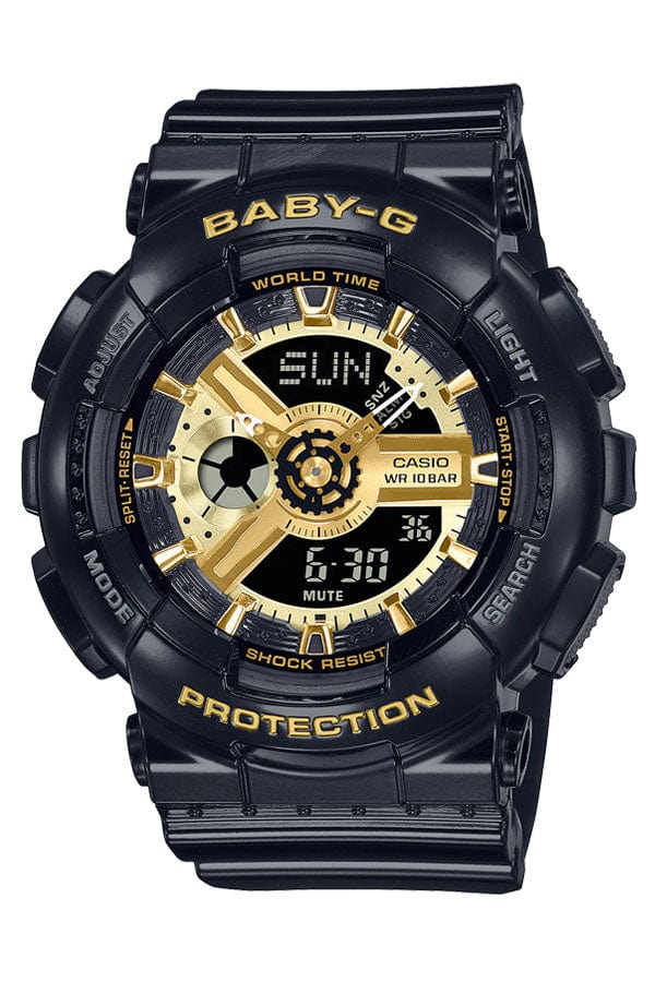 Casio Baby-G BA-110X-1A Black Resin Women Watch Malaysia