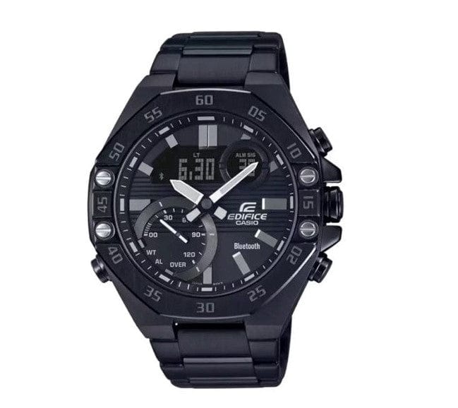 Casio Edifice ECB-10DC-1A Smartphone Link Black Steel Watch Malaysia