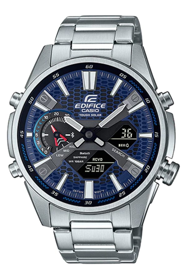 Casio Edifice ECB-S100D-2A Sapphire Crystal Blue Men Watch Malaysia