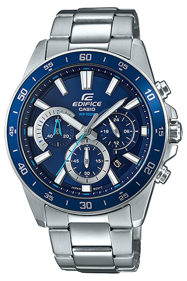 Casio Edifice Chronograph EFV-570D-2A Stainless Steel Men Watch 