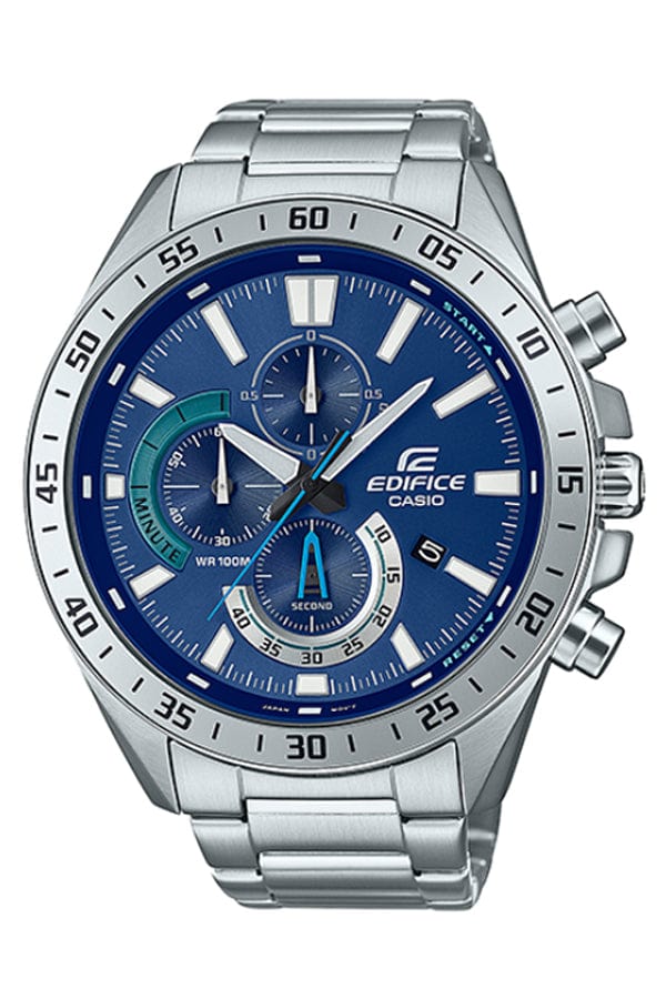 Casio Edifice EFV-620D-2AV Chronograph Blue Stainless Steel Men Watch