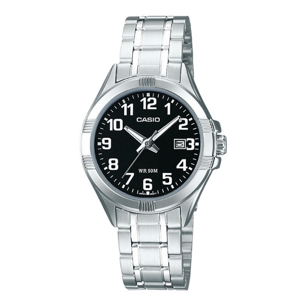 Casio Enticer LTP-1308D-1B Stainless Steel Women Watch Malaysia