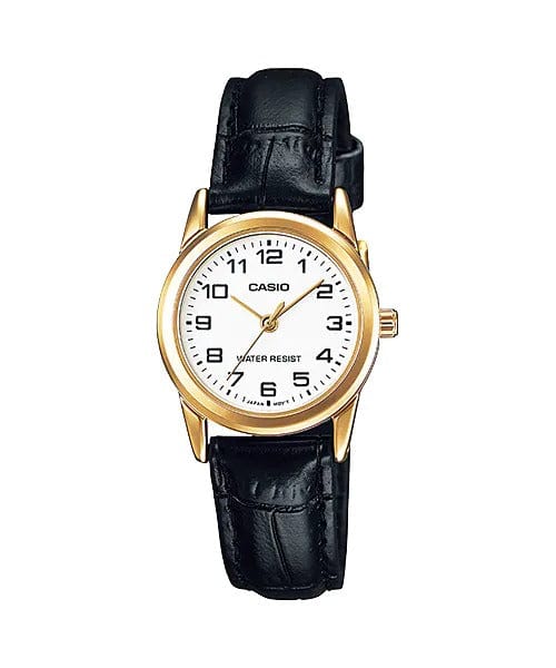 Casio Enticer LTP-V001GL-7B Leather Strap Women Watch Malaysia