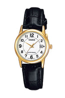 Casio Enticer LTP-V002GL-7B Leather Strap Women Watch Malaysia 