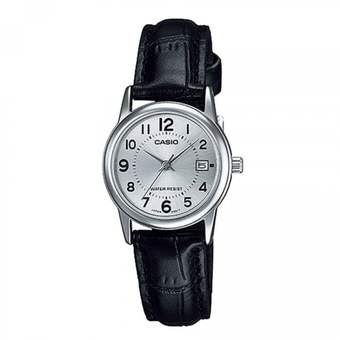 Casio Enticer LTP-V002L-7B Leather Strap Women Watch Malaysia