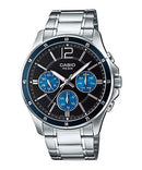 Casio Enticer MTP-1374D-2AV Stainless Steel Men Watch Malaysia