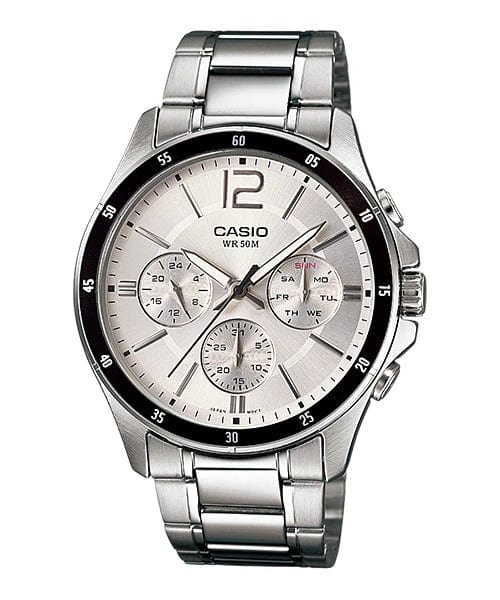 Casio Enticer MTP-1374D-7AV Stainless Steel Men Watch Malaysia