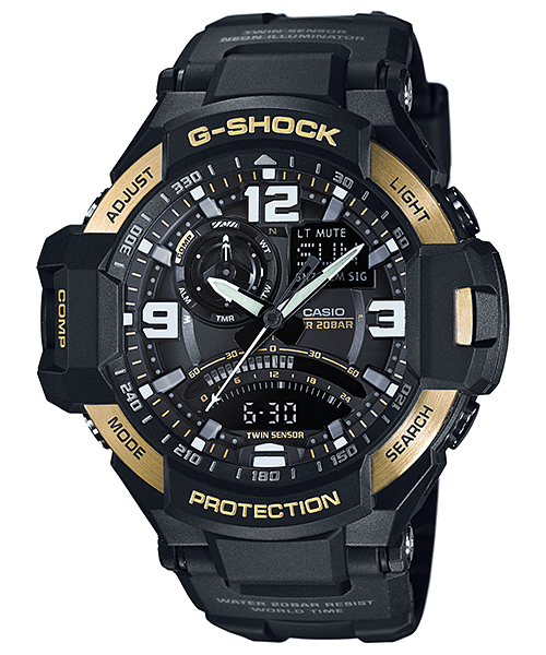 Casio G-Shock GA-1000-9G Black Strap Gravitymaster Men Watch Malaysia