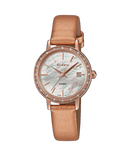 Casio Sheen SHE-4060PGL-4A Leather Strap Women Watch Malaysia