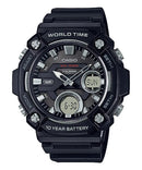 Casio Youth AEQ-120W-1AV Digital Rubber Strap Unisex Watch Malaysia
