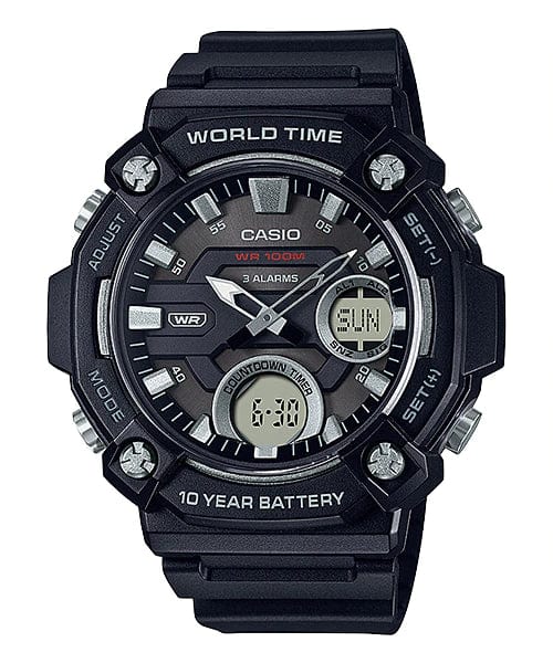 Casio Youth AEQ-120W-1AV Digital Rubber Strap Unisex Watch Malaysia